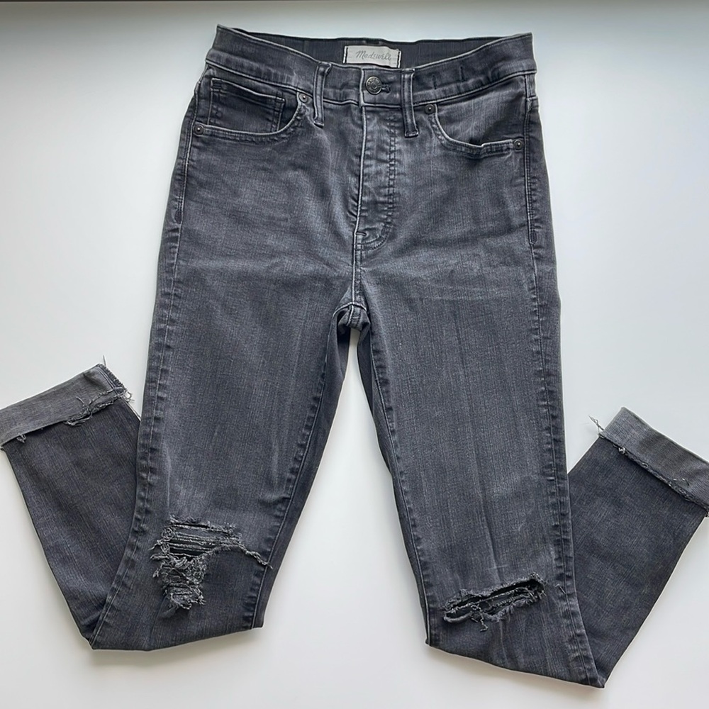 Madewell Black High Rise Skinny Jean